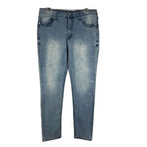 WXYZ Nomad Slim Fit Jeans Men 31 x 30 Blue Denim Skinny Casual Bottoms
